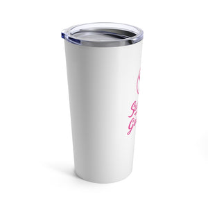 'Brand Logo' Stainless Steel Beverage Travel Tumbler, White (20 Oz.)