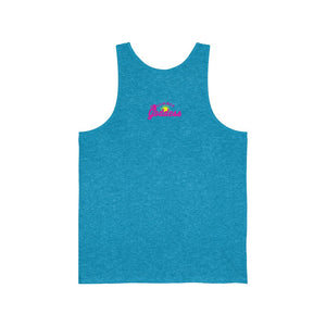 'Retro Beach' Extra Light Cotton Tank Top, Various Colors (All Sizes)