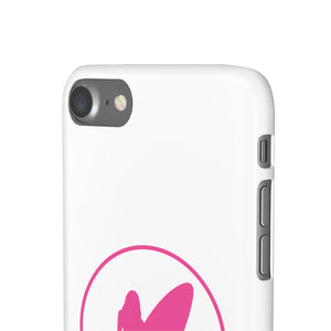 Phone Snap Case, Glossy or Matte White Finish (All iPhone & Samsung Galaxy Models)