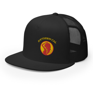 "SoCal" Embroidered Mesh Snapback Trucker Hat, Multiple Colors (Adjustable Size)