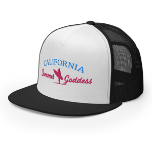 "California" Embroidered Mesh Snapback Trucker Hat, Multiple Colors (Adjustable Size)