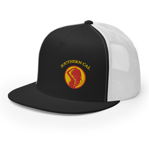 "SoCal" Embroidered Mesh Snapback Trucker Hat, Multiple Colors (Adjustable Size)