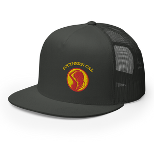 "SoCal" Embroidered Mesh Snapback Trucker Hat, Multiple Colors (Adjustable Size)