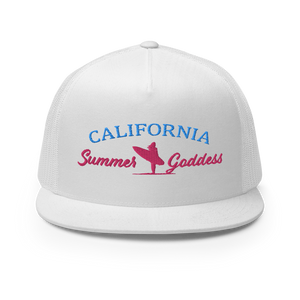 "California" Embroidered Mesh Snapback Trucker Hat, Multiple Colors (Adjustable Size)