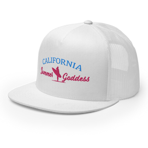 "California" Embroidered Mesh Snapback Trucker Hat, Multiple Colors (Adjustable Size)