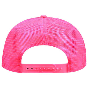 'Tribal Surf' Classic Foam Snapback Trucker Hat, Pink (Adjustable Size)