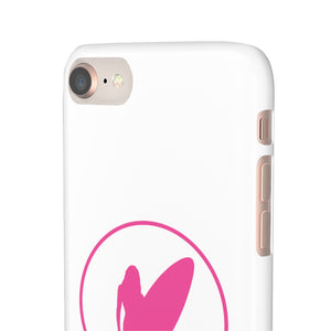 Phone Snap Case, Glossy or Matte White Finish (All iPhone & Samsung Galaxy Models)