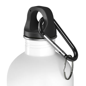 'Brand Logo' Stainless Steel Water Bottle, White (14 Oz.)