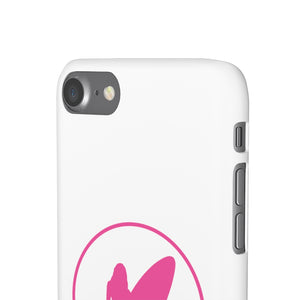 Phone Snap Case, Glossy or Matte White Finish (All iPhone & Samsung Galaxy Models)