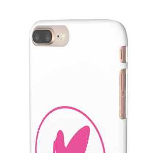 Phone Snap Case, Glossy or Matte White Finish (All iPhone & Samsung Galaxy Models)