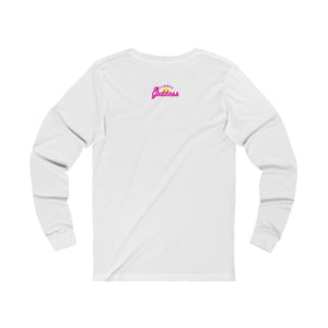 Jersey Cotton Long Sleeve Tee, White or Black (All Sizes)