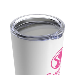 'Brand Logo' Stainless Steel Beverage Travel Tumbler, White (20 Oz.)