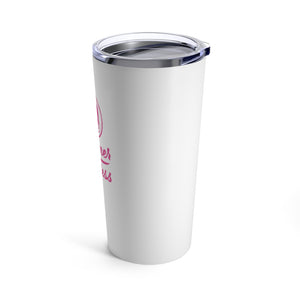 'Brand Logo' Stainless Steel Beverage Travel Tumbler, White (20 Oz.)