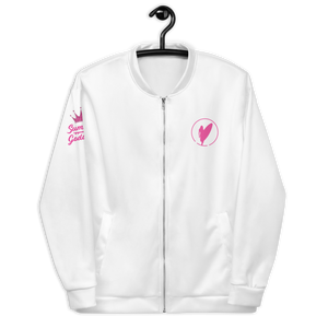 White Bomber Jacket (All Sizes)