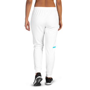 'Neon Surfer' White Jogger Sweatpants (All Sizes)