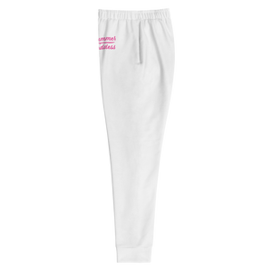 'Neon Surfer' White Jogger Sweatpants (All Sizes)