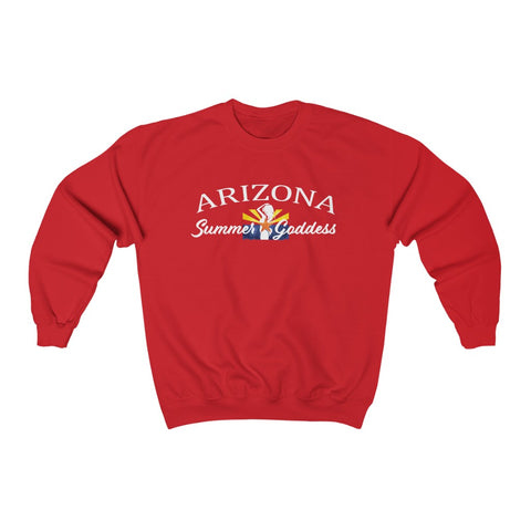 'Arizona Girl' Red Crewneck Sweatshirt (All Sizes)