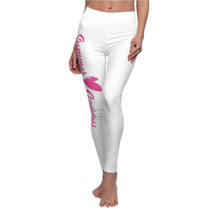 White Casual Leggings (All Sizes)