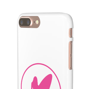 Phone Snap Case, Glossy or Matte White Finish (All iPhone & Samsung Galaxy Models)