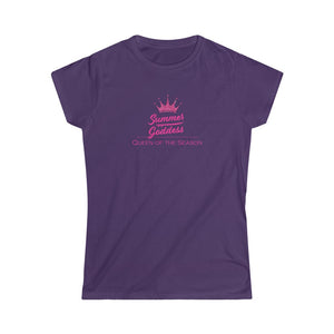 "Queen of the Season" Softstyle Fitted Tee, Various Colors (All Sizes)