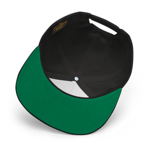 'Beach Stripes' Embroidered Premium Twill Snapback Hat, Multiple Colors (Adjustable Size)