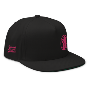 'Sunbather' Embroidered Premium Twill Snapback Hat, Multiple Colors (Adjustable Size)