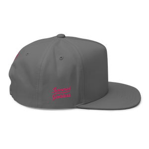 'Sunbather' Embroidered Premium Twill Snapback Hat, Multiple Colors (Adjustable Size)