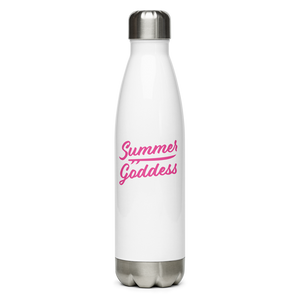 'Tribal Surf' Stainless Steel Insulated Water Bottle, White (17 Oz.)