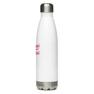 'Tribal Surf' Stainless Steel Insulated Water Bottle, White (17 Oz.)